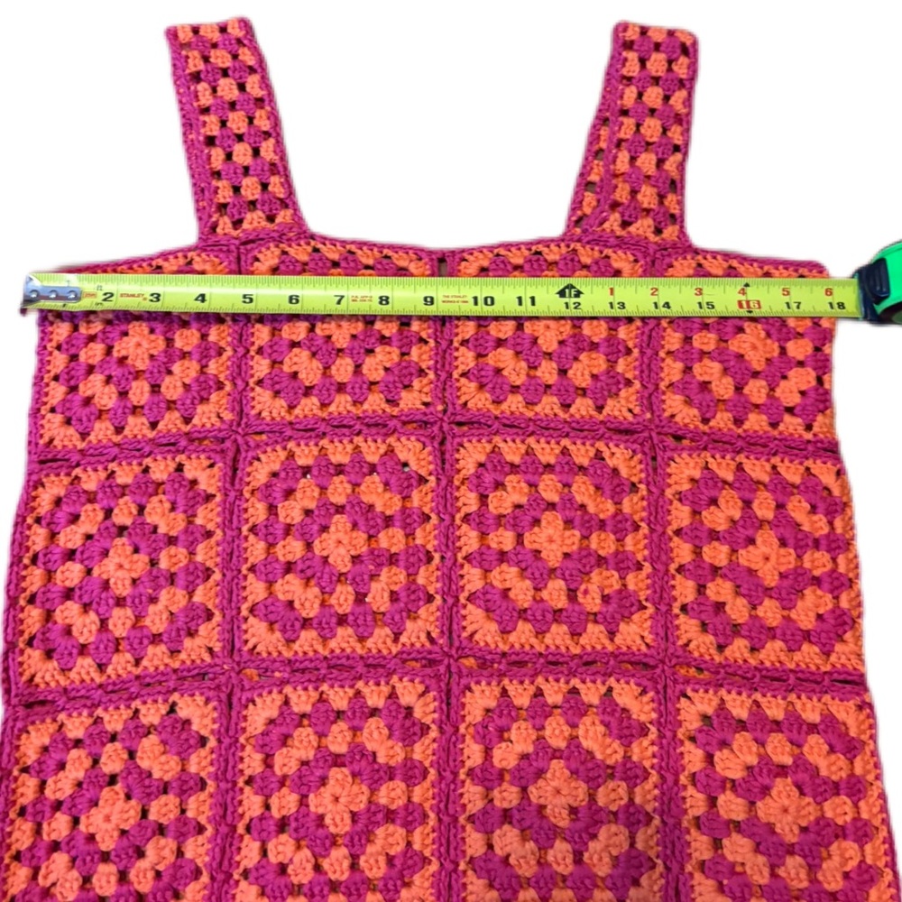VICI Collection Solana Patchwork Crochet Mini Dre… - image 13